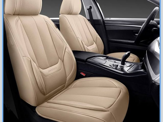 Lot 96-175017 - Coverado Car Seat Covers Full Set, Seat Covers for Cars, Beige Car Seat Covers Front Seats and Back ...