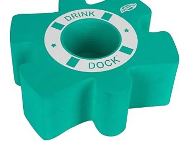 Lot 96-173691 - SwimWays Drink Dock Foam Drink Holder
New. Actual item is pink