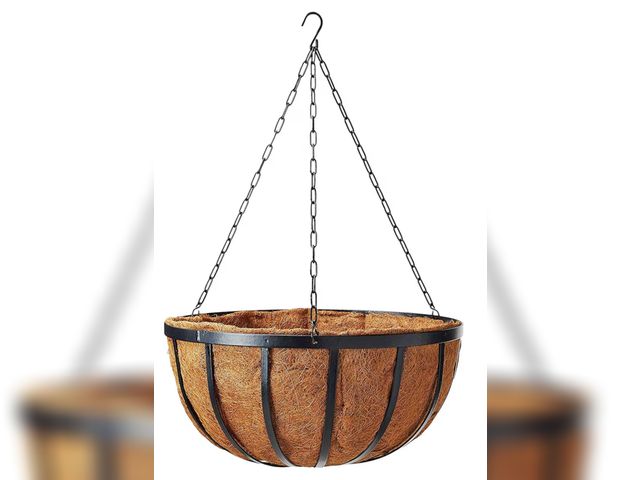 Lot 96-181603 - 5pk Arcadia Garden Products 1592 Solstice Series Coconut Hanging Basket 16-Inch
New, but all bent / ...