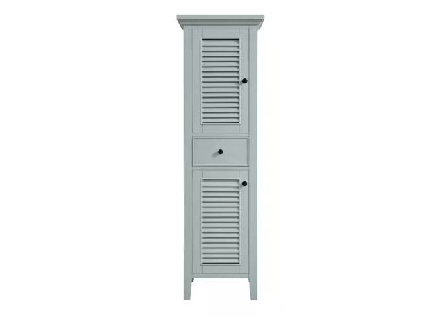 Lot 96-167312 - Home Decorators Collection
Fallworth 22 in. W x 18 in. D x 65 in. H Green Freestanding Linen Cabinet...
