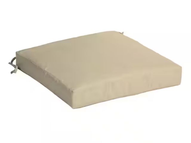 Lot 96-171690 - 21 in. x 21 in. Tan Leala Square Outdoor Seat Cushion (Set or 4) 
New 
MSRP $100 total