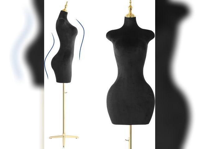 Lot 96-148772 - Female Mannequin Body Tripod Stand,Height Adjustable Maniqui para Ropa,Dress Form Mannequin &amp; ma...