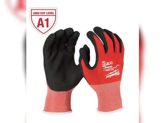 Lot 96-159780 - 20 Pairs!!! Milwaukee
Medium Red Nitrile Level 1 Cut Resistant Dipped Work Gloves
New MSRP $179.65