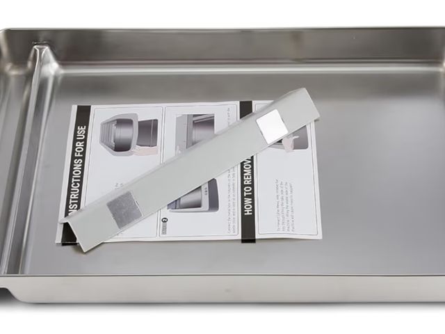 Lot 96-187403 - Stainless Steel Reusable Litter Tray Compatible with Petsafe Scoop-Free Self-Cleaning Cat Litter Box...