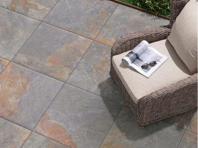 Lot 96-183608 - 77.6 sq ft of Corso Italia
Flagstone Gold 24 in. x 24 in. x 0.75 in. Stone Look Porcelain Paver
20 p...