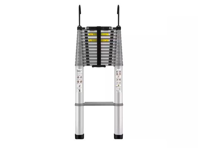 Lot 96-164611 - SKYSHALO
Telescoping Ladder, Non-Slip Feet, 18 ft. Aluminum Extension 18.5 ft. 400 lbs. Load Type 1A...