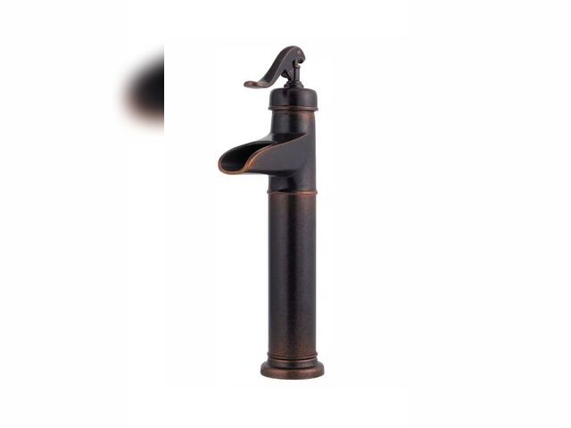 Lot 96-192729 - Pfister Ashfield Single Hole Single Handle Vessel Sink Faucet in Rustic Bronze MSRP $229.60 New