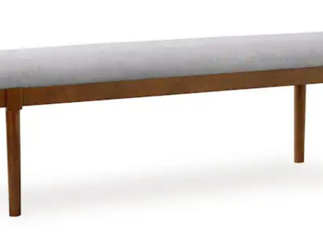 Lot 96-198774 - Signature DESIGN BY ASHLEY
Lyncott Gray/Brown Dining Table Bench Backless 59.25 in.
New 
Msrp $116.9...