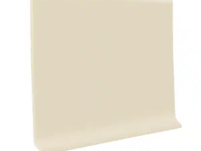Lot 96-162173 - ROPPE
Color Almond 0.080 in. T x 4 in. W x 4 ft. L Dryback Vinyl Covebase
New