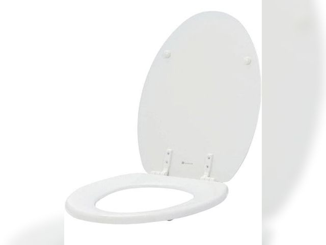 Lot 96-182108 - Glacier Bay Lift-Off Elongated Closed Front Toilet Seat in White New