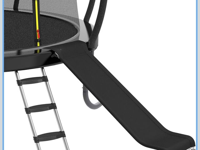 Lot 96-170246 - Universal Trampoline Ladder Slide kit, 3 Steps Wide Step for Trampoline, Trampoline Accessories Slid...