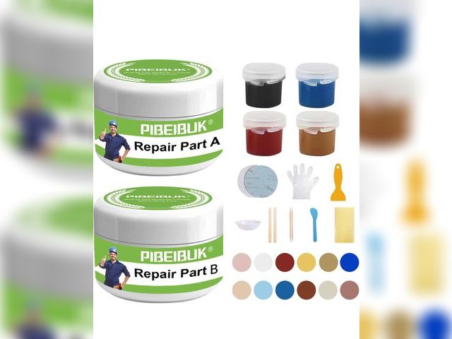 Lot 96-191333 - Surface Repair Kit for Tubs, Tiles, Countertops - Fixes Chips, Cracks, Scratches, Holes (Fiberglass,...