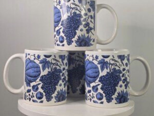 Lot 96-201021 - 20 Pack of  Pumpkin Mug Houseware Mug Blue Pumpkin New