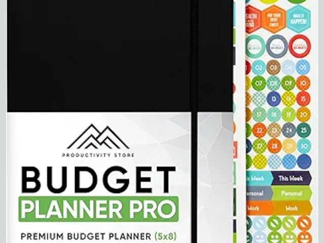 Lot 96-194535 - Best 2025 Budget Planner &amp; Budget Book | 12-Mo Finance Planner, Monthly Bill Organizer, Budget, ...