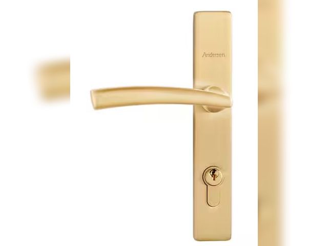 Lot 96-163513 - Andersen 3000 and 4000 Series Brushed French Gold Modern Storm Door Handle Set
New