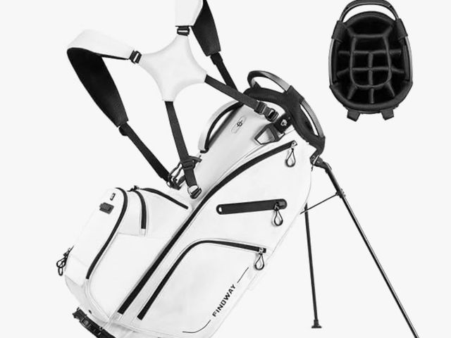 Lot 96-179521 - Findway 14 Way Golf Stand Bag, Lightweight Golf Bag with Stand for Men Women, Golf Club Carry Bag wi...
