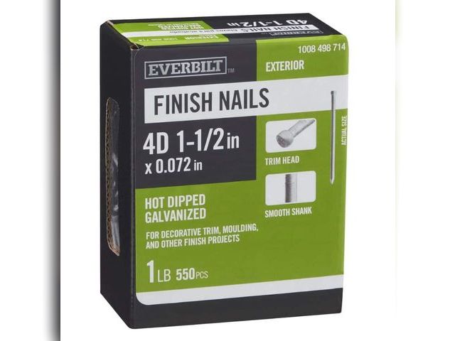 Lot 96-164825 - 7 boxes of Everbilt 1-1/4 in. x 3D Bright Non-Collated Flooring Nails Fluted
Masonry 1 lb. (143-Coun...