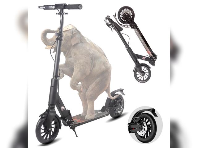 Lot 96-180756 - ZQHQKJ Kick Scooter for Ages 12+ Kid, Teens &amp; Adults. Foldable, Lightweight
Exact Model and Colo...