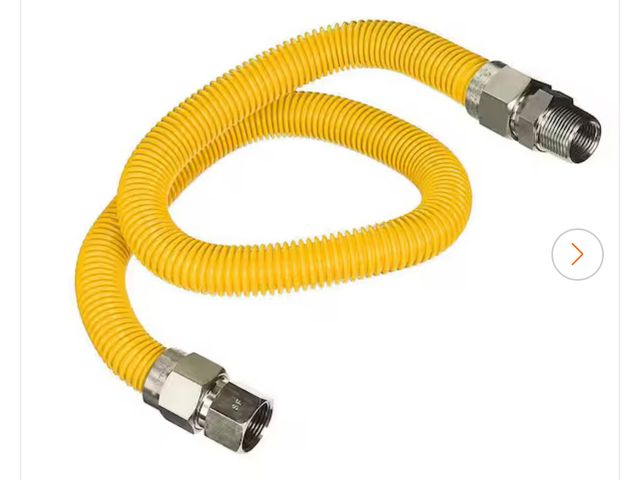 Lot 96-164635 - 48” Stainless Steel Gas Appliance Connector New