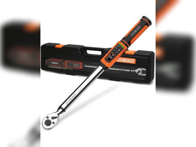 Lot 96-176909 - Digital Torque Wrench, 1/2 Drive Electronic Torque Screwdriver with Preset Value(3.76-250.8 Ft.lbs./...