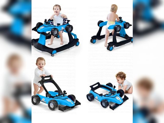 Lot 96-188433 - Costway 4-in-1 Baby Walker Foldable Activity Push Walker Adjustable - See Details - Blue
lightly use...