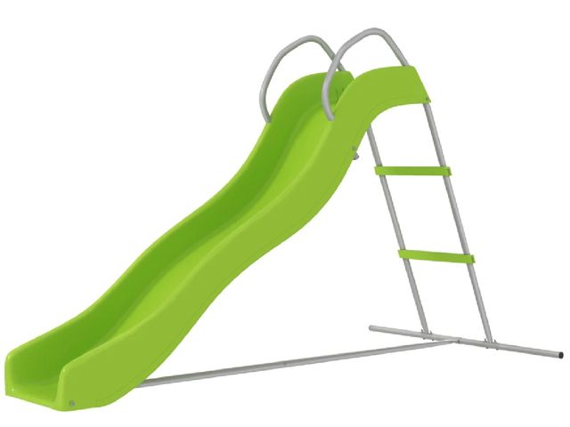 Lot 96-160172 - Qaba 5.7FT Outdoor Slide for Kids Ages 3-8, Climbing Step Ladder, Playground Equipment for Backyard,...