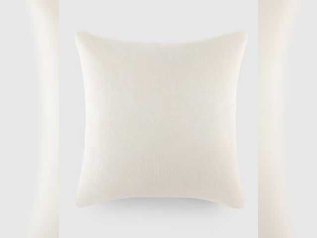 Lot 96-163817 - Becky Cameron Washed and Distressed Cotton 20 in. x 20 in. Decor Throw Pillow in Natural
New. Dusty ...