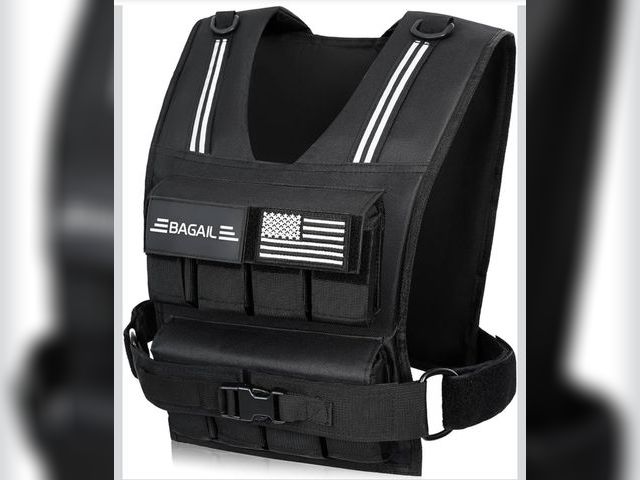 Lot 96-198896 - BAGAIL Weighted Vest, 40lb Adjustable Weight Vest BAGAIL Weighted Vest Men, 20lb/30lb/40lb Adjustabl...