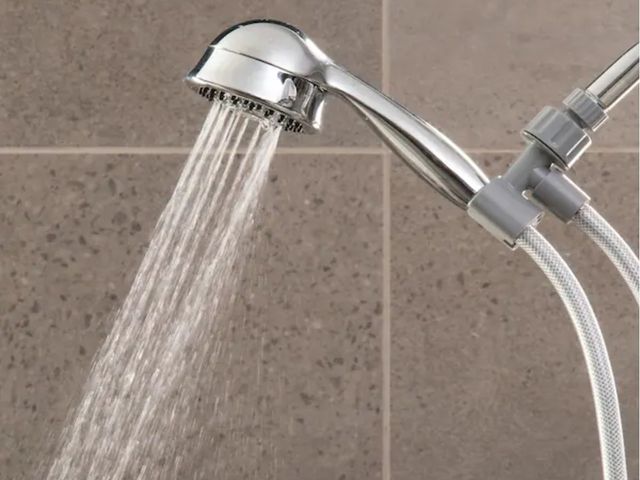 Lot 96-162198 - Waterpik
5-Spray Wall Mount Handheld Shower Head 1.8 GPM in Chrome
New