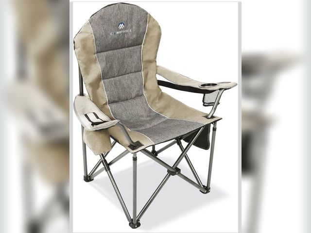 Lot 96-180031 - Folding Camping Chair Oversized Portable Lawn Chairs for Adults Outdoor Heavy Duty Support 350 LBS, ...