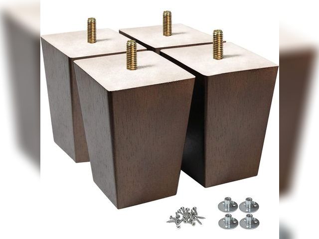 Lot 96-212227 - AORYVIC Wood Legs for Furniture 4 inch Sofa Legs Square Bed Legs Pack of 4
New