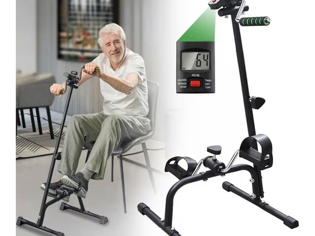 Lot 96-177177 - Pedal Exerciser for Seniors elderly exercise equipment Hand Arm Leg and Knee Peddler Bike for senior...