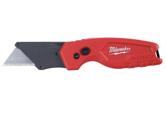 Lot 96-221986 - Milwaukee FASTBACK Compact Folding
Utility Knife with General Purpose Blade New