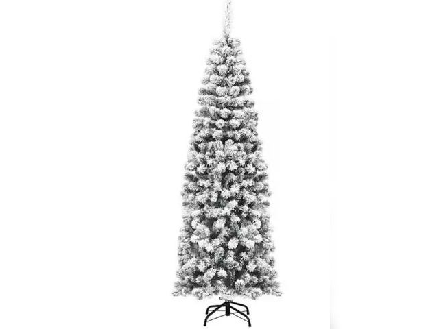 Lot 96-190013 - 6 ft. White Unlit Light Type Flocked Classic Pencil Artificial Christmas Tree with 500 Tip
New
MSRP ...
