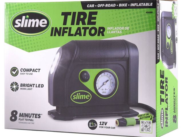 Lot 96-191494 - Slime 12V Tire Inflator with Dial: Portable Automotive Car Accessory, Black, 1 Year Warranty
Used Un...