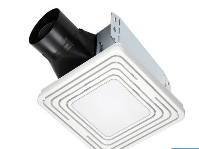 Lot 96-178776 - Broan-NuTone Roomside Series, White, 50 CFM, No Cut- Roomside Installation
Bathroom Fan with Light, ...