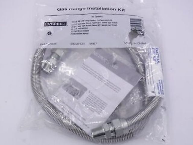 Lot 96-199044 - Everbilt Gas Range M937 Installation Kit 48" 69014HDN New