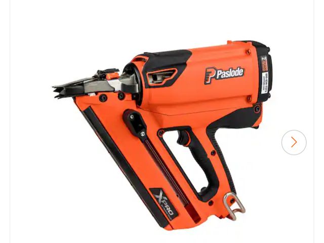 Lot 96-159611 - Paslode
CF325XPRO 24 7.2-Volt Lithium-Ion Battery 3-1/4 in. 30 Degree Gas Powered Cordless Strip Loa...