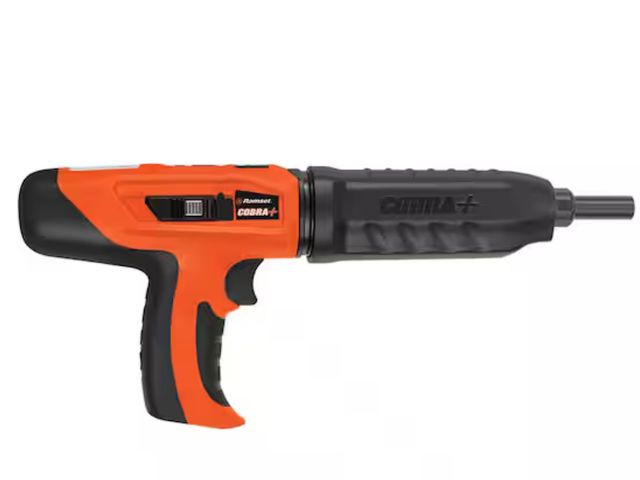 Lot 96-195660 - Ramset
Cobra Plus 0.27 Caliber Semi-Automatic Powder Actuated Tool (PAT) with Silencer
used untested...