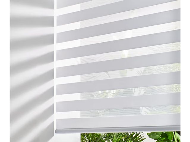Lot 96-179181 - Persilux Cordless Zebra Blinds for Indoor Windows, Free-Stop Zebra Blinds Cordless, Light Filtering ...