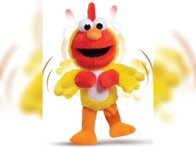 Lot 96-167373 - Just Play Sesame Street Chicken Dance Elmo 13 Inch Feature Plush, Music and Dancing, Stuffed Animal,...