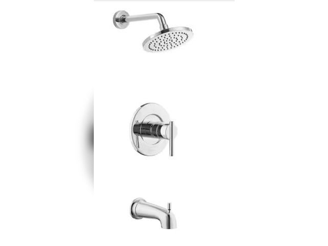 Lot 96-211972 - Glacier Bay Dorind Single-Handle 1-Spray Tub and Shower Faucet 1.8 GPM in Chrome (Valve Included) MS...