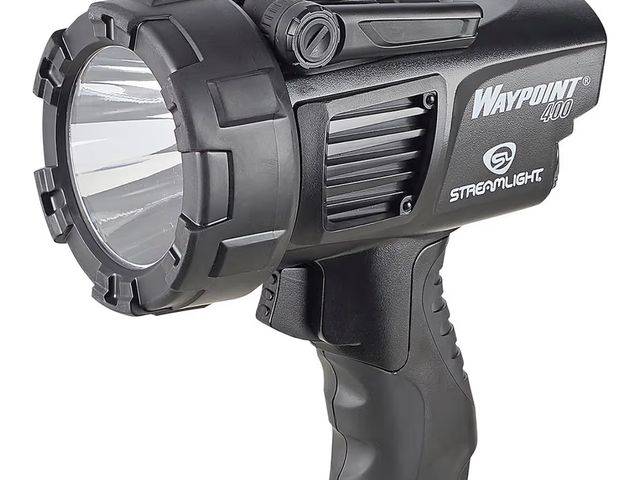 Lot 96-180706 - Streamlight 44911 WayPoint 400 Rechargeable 1400-Lumen Long Range Pistol-Grip Spotlight  MSRP $148 
...