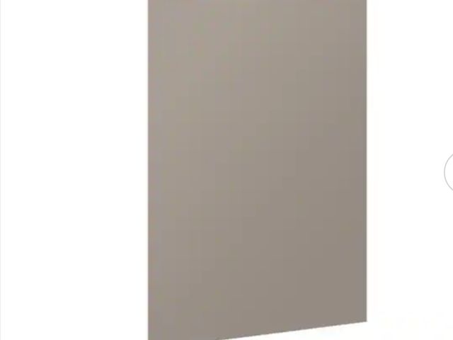 Lot 96-194119 - Hampton Bay 
Courtland 23.25 in. W x 34.5 in. H Base Cabinet End Panel in Sterling Gray New