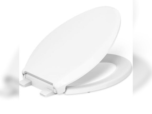 Lot 96-176736 - Appears to be Cachet ReadyLatch Elongated Toilet Seat Slow Close, Soft Close Toilet Seat Quiet Lid, ...