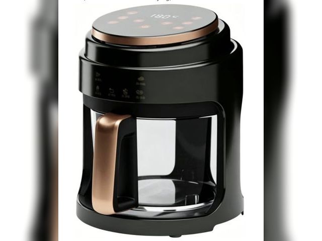 Lot 96-230913 - 5L Visual Air Fryer, High Borosilicate Glass Basket (No Coating), 1000W, Far-Infrared Oil-Free Fryin...