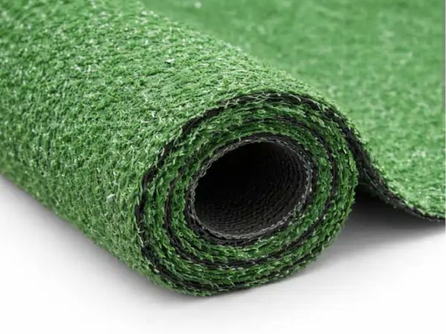 Lot 96-233699 - Evergreen 7 ft. x 10 ft. Indoor/Outdoor Green Artificial Grass Area Rug - Playroom, Crafts, Patio, D...
