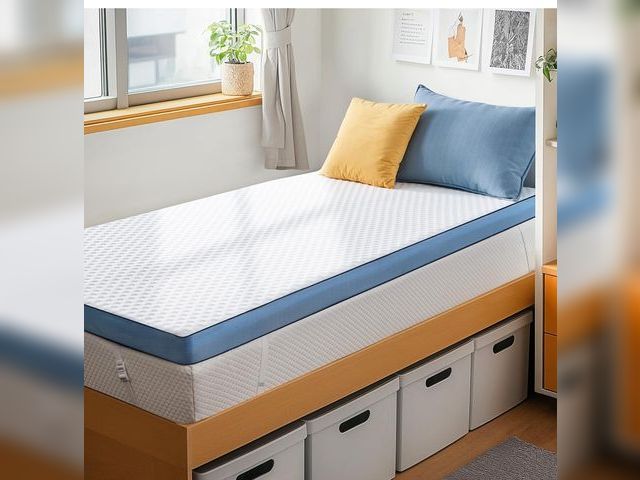 Lot 96-175164 - PERLECARE 3 Inch Firm Mattress Topper Twin XL Size, Cooling Gel-Infused &amp; Bamboo Charcoal Memory...