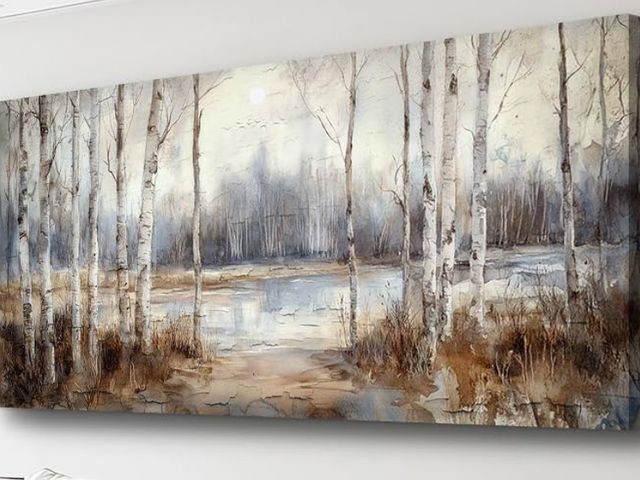 Lot 96-164187 - Large Wall Decor for Living Room Stretched and Framed Canvas Wall Art for Office Wall Decorations fo...