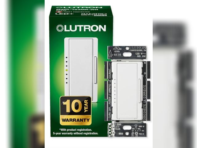 Lot 96-159120 - Lutron Maestro LED+ Dimmer Switch for Dimmable LED
New